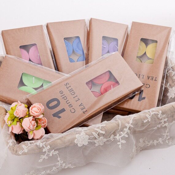 50pcs/Pack Flameless Candles Tea Lights Candle Tealight
