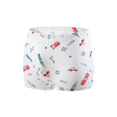 不小清新男童儿童内裤风格卡通PP夹不卡档帅纯棉抑菌平角新款