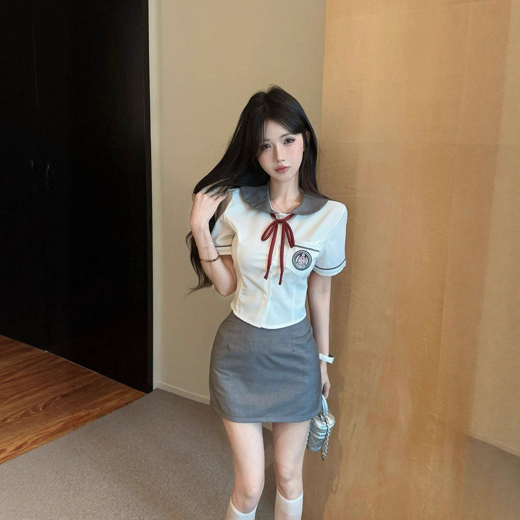 泽yp小个子jk制服套装纯欲辣妹