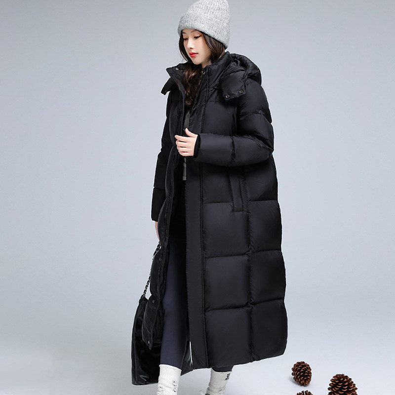 泓百莎通勤风锦纶羽绒服