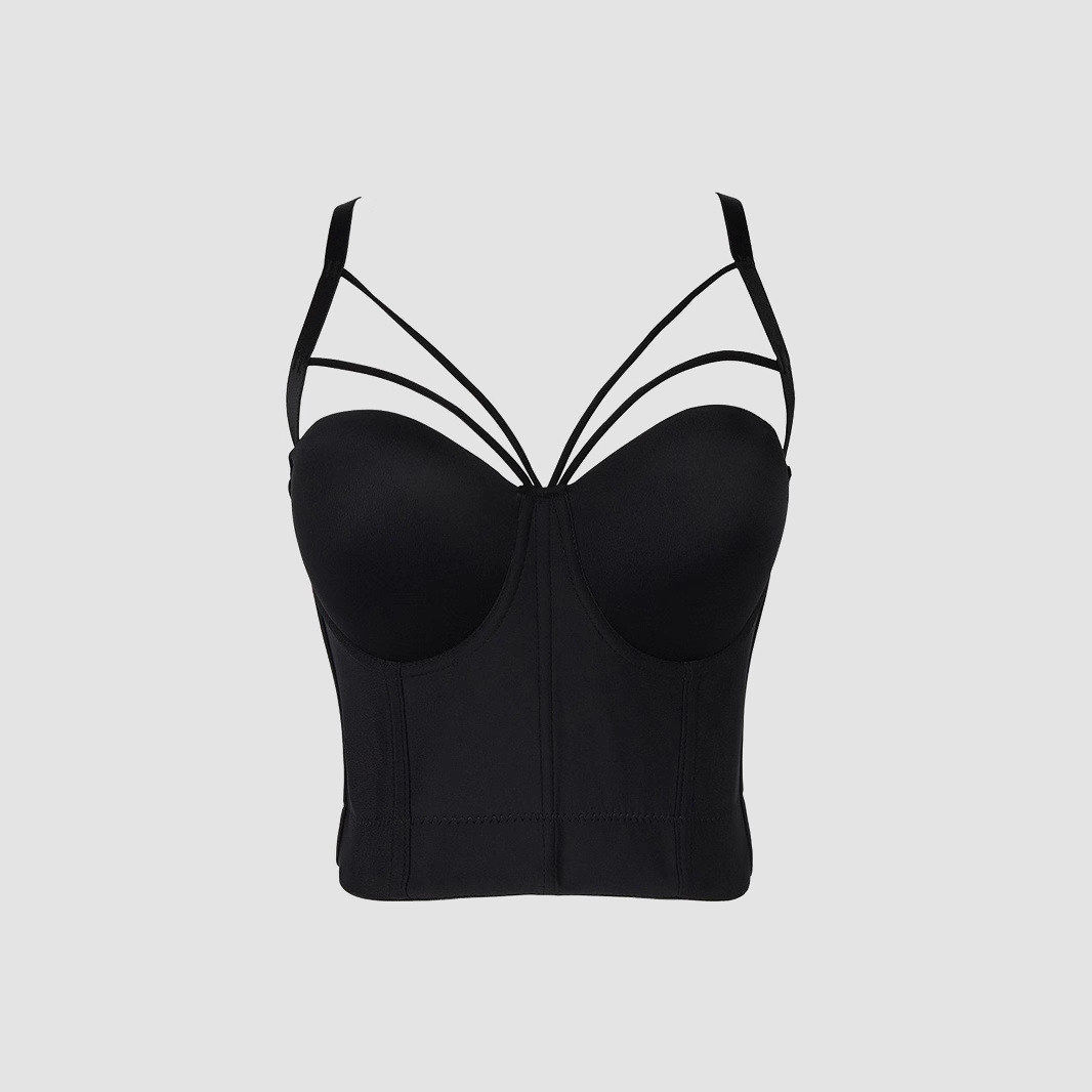 泽yp路秋国纯欲风吊带背心女带钢