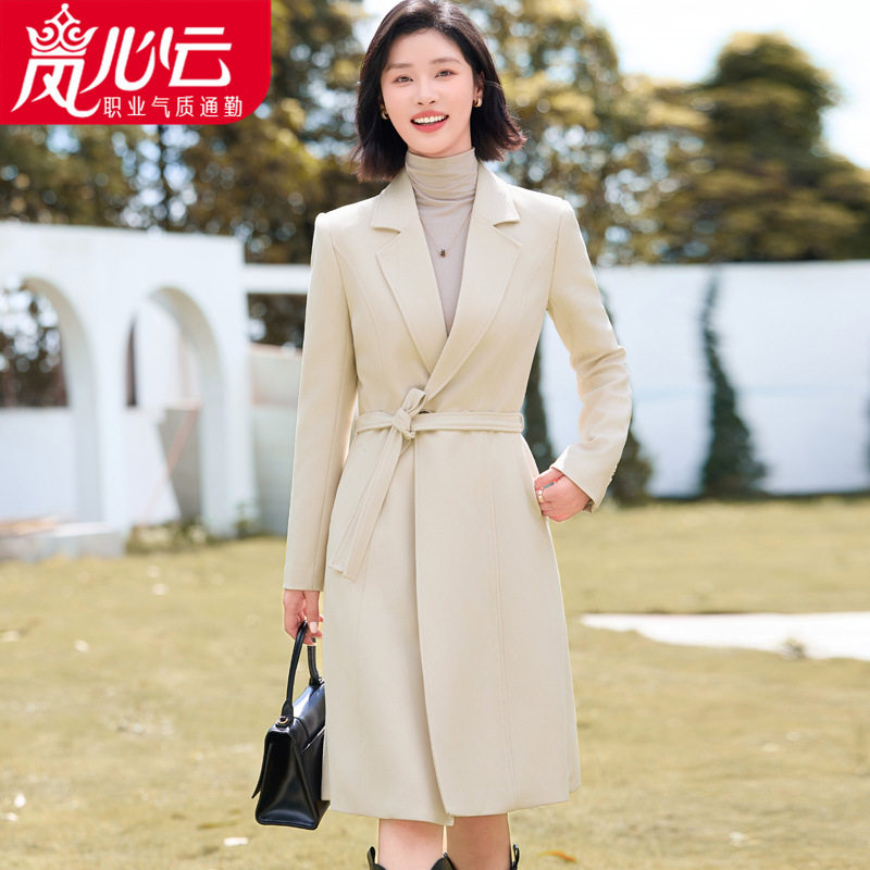 泽yp高端中长款风衣女款2025今年