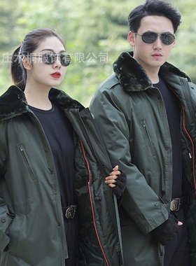 泽yp军棉大衣男冬季加厚老款防寒服绿色防水劳保保暖棉服男士棉袄
