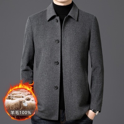 冬季泽yp冬季100纯羊毛呢大衣