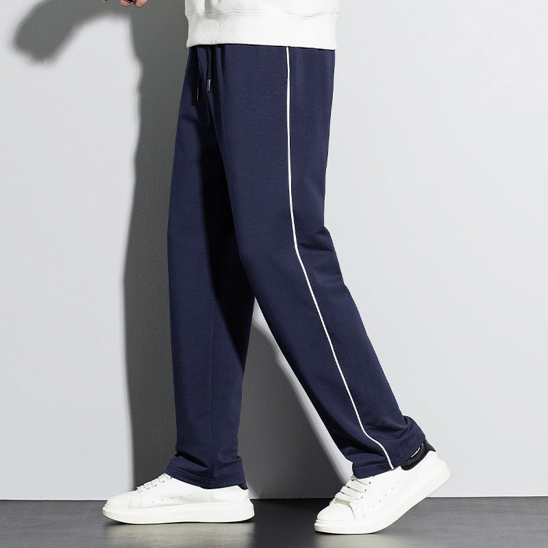 春秋季校服裤子男女一条杠棉质直筒裤初中高中学生四季款宽松校裤,运动服/休闲服装,运动中长裤／短裤,淘宝优惠券,粉丝福利购,淘宝优惠卷