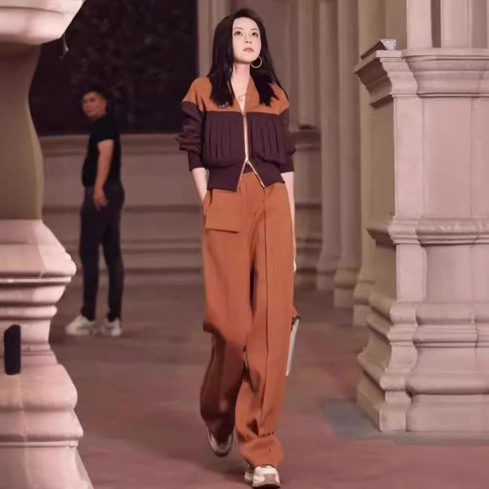 欧货休闲运动套装女秋季时尚感设计感港风卫衣两件套,女装/女士精品,时尚套装,淘宝优惠券,粉丝福利购,淘宝优惠卷