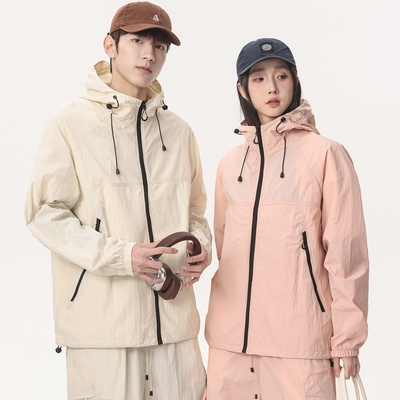 BUFFALO BOUND夏季UPF50+新品男女同款防水防晒衣情侣户外防晒服
