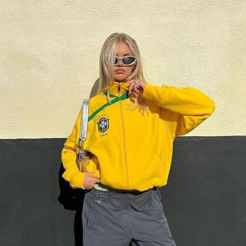 亚马逊风女装秋冬爆款个性图案宽松款套头连帽卫衣足球卫,个性定制/设计服务/DIY,连衣裙加工定制,淘宝优惠券,粉丝福利购,淘宝优惠卷