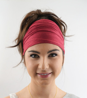 and Wrap Neck Head Scarf Cap 2 in 1 Bandana Hair accessories