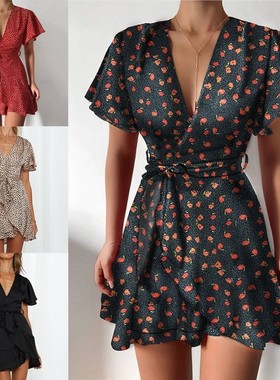 summer dresses dress women plus size 2021 ladies sexy red w