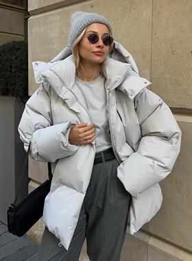 Cotton women jacket外套棉袄女宽松棉服夹克宽松上衣