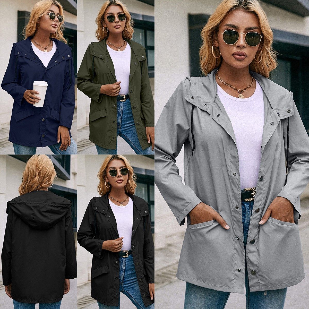 亚马逊户外登山运动防水服连帽休闲徒步防雨衣中长风衣夹克外套,个性定制/设计服务/DIY,连衣裙加工定制,淘宝优惠券,粉丝福利购,淘宝优惠卷