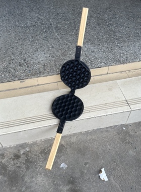 qq鸡蛋仔夹 不粘电热蛋仔机模板FY-6 燃气蛋仔板模具QQ蛋仔机模板