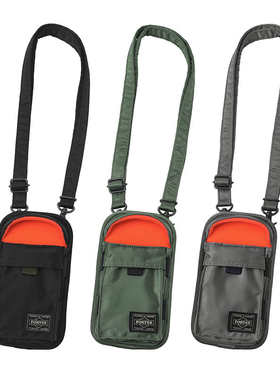 PORTER PX TANKER GPS HOLDER 手机眼镜收纳单肩斜挎包 376-16898