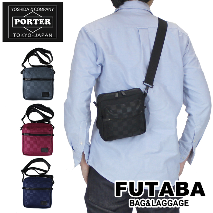 日本吉田 porter 印花 休闲轻便通勤单肩斜挎小包671-17514