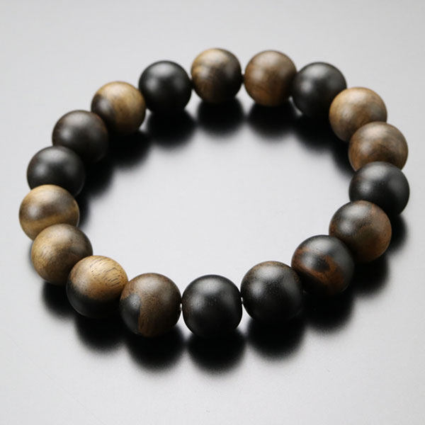 日本正品代购 日本制作黑柿木 黑柿手链男女用佛珠念珠手串