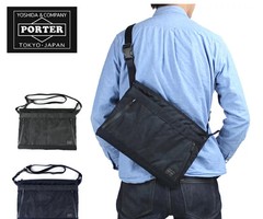 吉田/Porter DARK FOREST尼龙斜纹布小挎包迷彩暗纹 659-05145