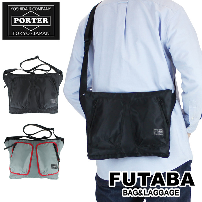 日本代购 吉田/porter  斜跨单肩包 compart  538-16164