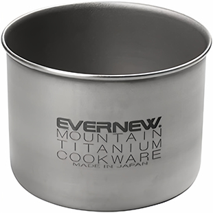 日本制 爱玩牛钛杯轻量小茶杯啤酒杯随身便携ECA544 evernew