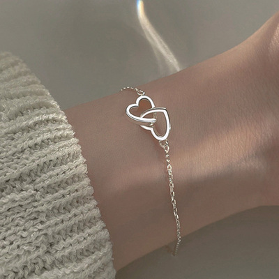 Women Bracelets Friendship Gifts Hand Jewelry Sets心形手链