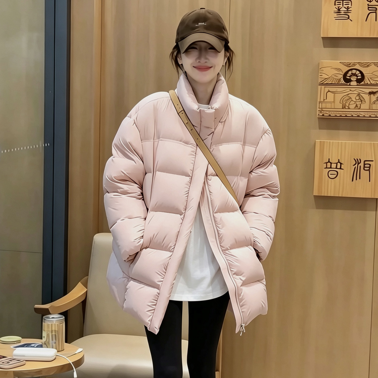 羽绒服女中长款超好看小个子爆款