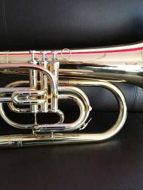 行进上低音号（专业级）Bb调 行进小抱号     Marching Euphonium