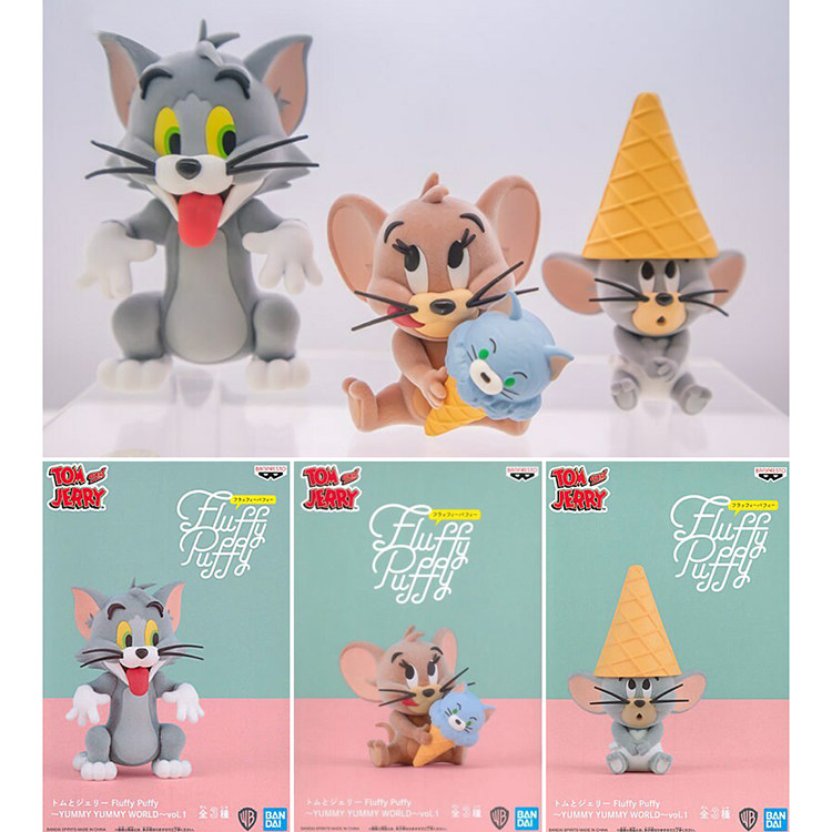 现货眼镜厂正版 fluffy puffy 猫和老鼠 汤姆 杰瑞 泰菲 景品手办
