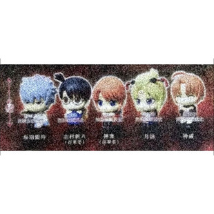 万代 日本正版 银魂 剧场版 吉原大炎上 银时 神乐 呆等 手办扭蛋