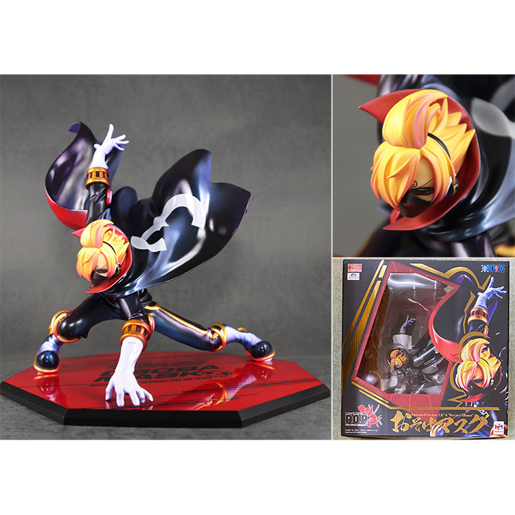 现货megahouse正版 海贼王 航海王 pop和之国 荞麦假面 山治 手办