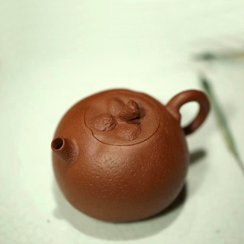 底槽青名家纯手工小品花器紫砂壶