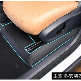 适用于帕萨特朗逸速腾迈腾途观探岳脚垫防护垫座椅防踢垫门槛条