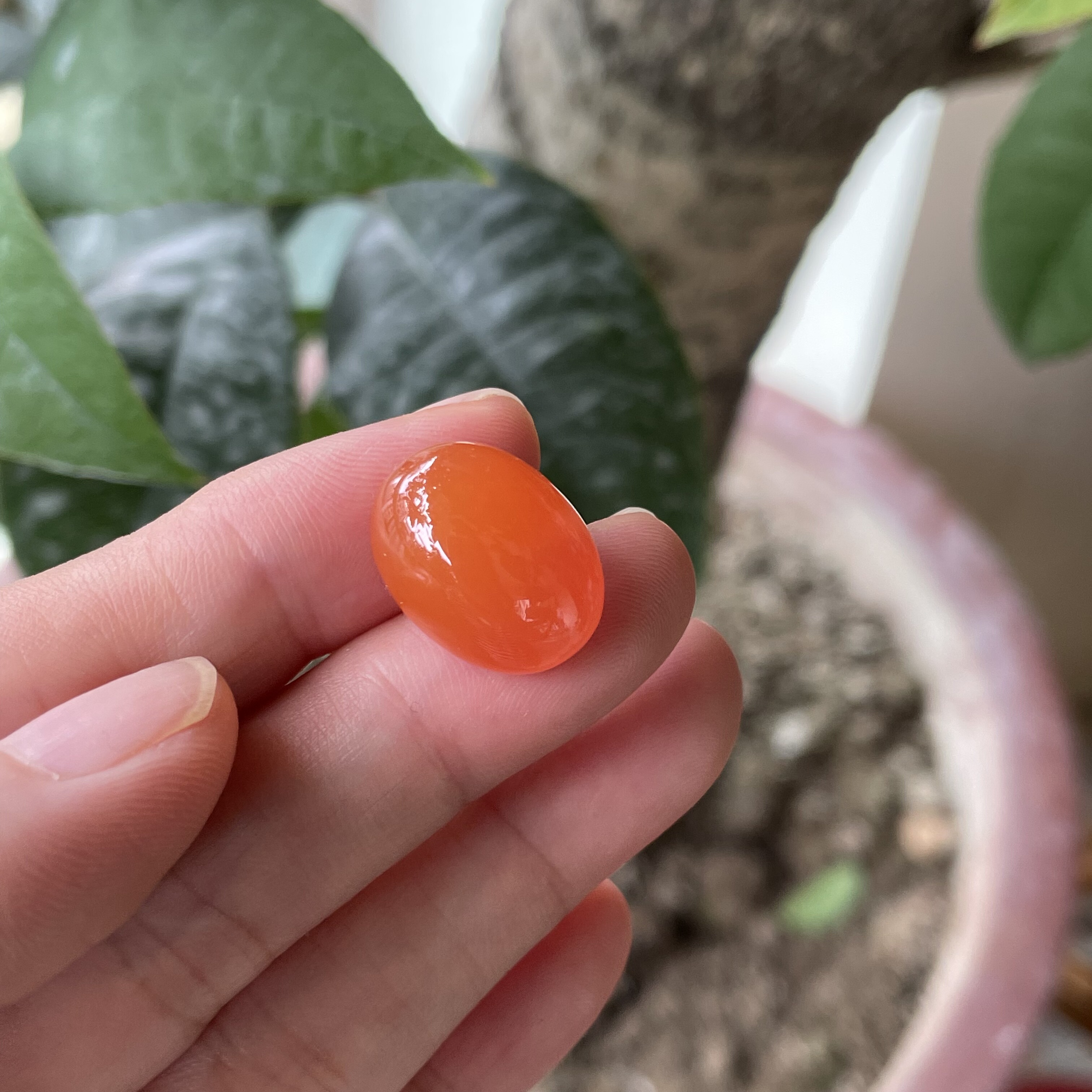 天然原矿南红玛瑙芬达色戒指见面时戒面吊坠裸石