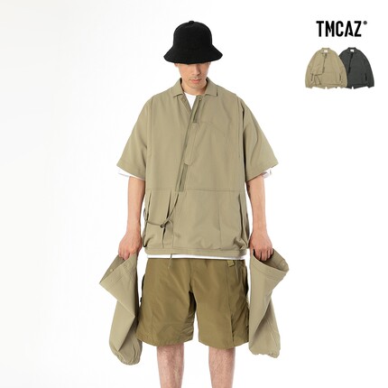 TMCAZ Detachable Jinbei Jacket山系不易沾水拆卸袖甚平户外夹克