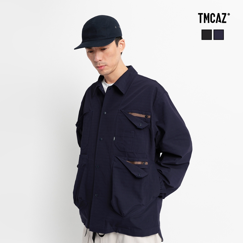 TMCAZ翻领四季宽松molle机能夹克