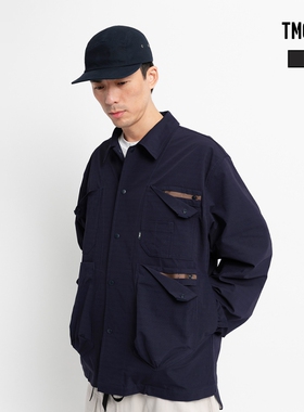 TMCAZ Explorer Jacket山系多口袋molle机能宽松探险夹克黑色藏青