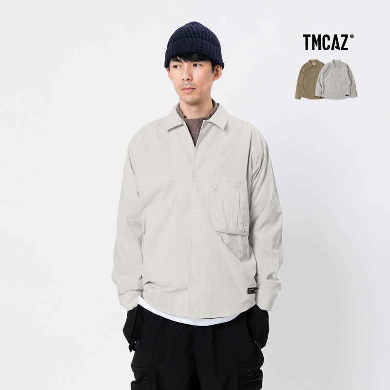工装长袖休闲衬衫TMCAZ