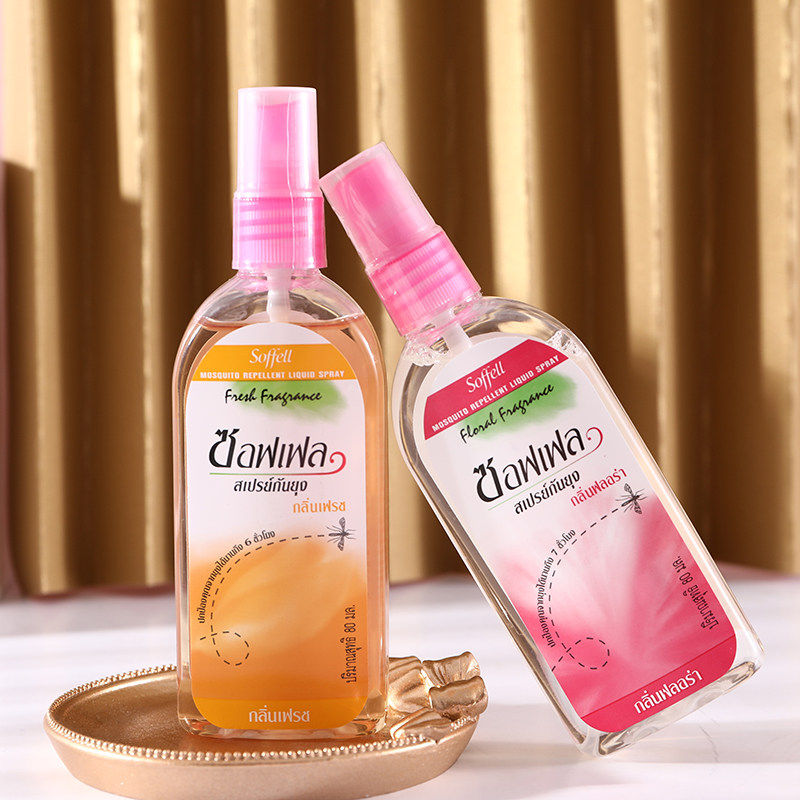 泰国驱蚊水SOFFELL防蚊液 儿童花露水户外止痒喷雾80ml橘子玫瑰味,婴童洗护,防蚊水,淘宝优惠券,粉丝福利购,淘宝优惠卷