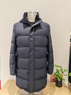 TRANDS羽绒服，LORO PIANA 纯羊毛面料，鹅绒填充，吊牌价12800