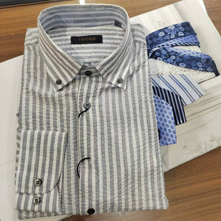 TRANDS休闲衬衫，意大利进口面料，棉和莱塞尔混纺，实用百搭