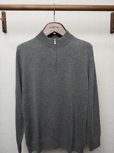 14.5微米14针加密织法质感软糯 康赛妮小山羊绒纱线 男士 体恤衫