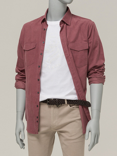 TRANDS衬衫，意大利进口纯棉面料，超细条纹，休闲百搭吊牌价2280