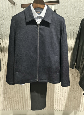 TRANDS行政夹克COLOMBO羊绒TRANDS的巅峰之作LUXURY系列藏蓝色