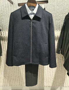 TRANDS行政夹克COLOMBO羊绒TRANDS的巅峰之作LUXURY系列藏蓝色