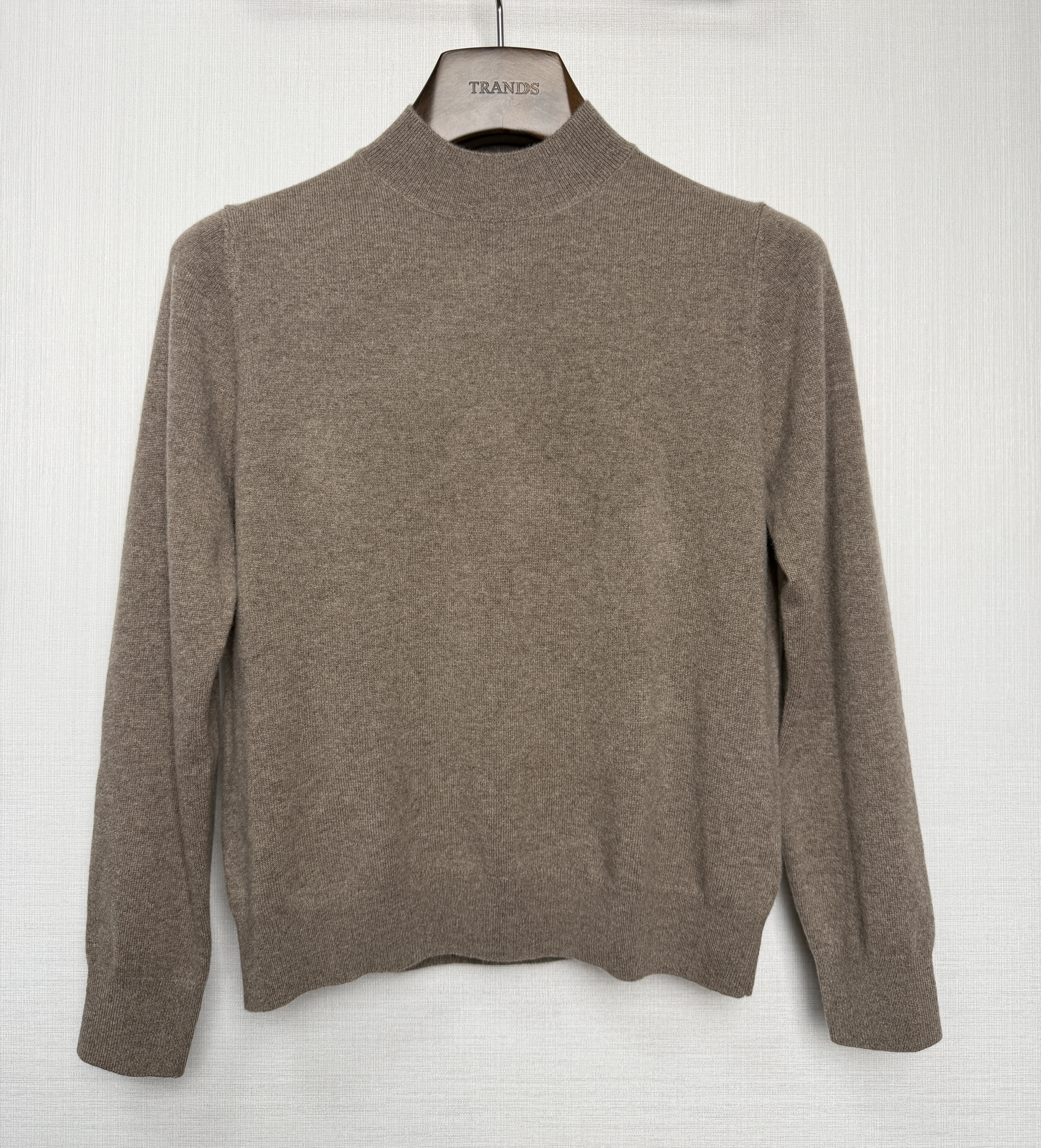 女款羊绒衫，国际一线品牌代工厂+康赛妮小山羊绒纱线驼色百搭款