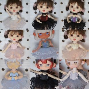 12分ob11手工娃衣芭蕾裙迷你粘土人GSCYMY UF大胸体套装现货包邮