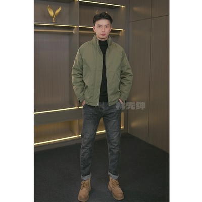 立领羽绒服保暖男士外套