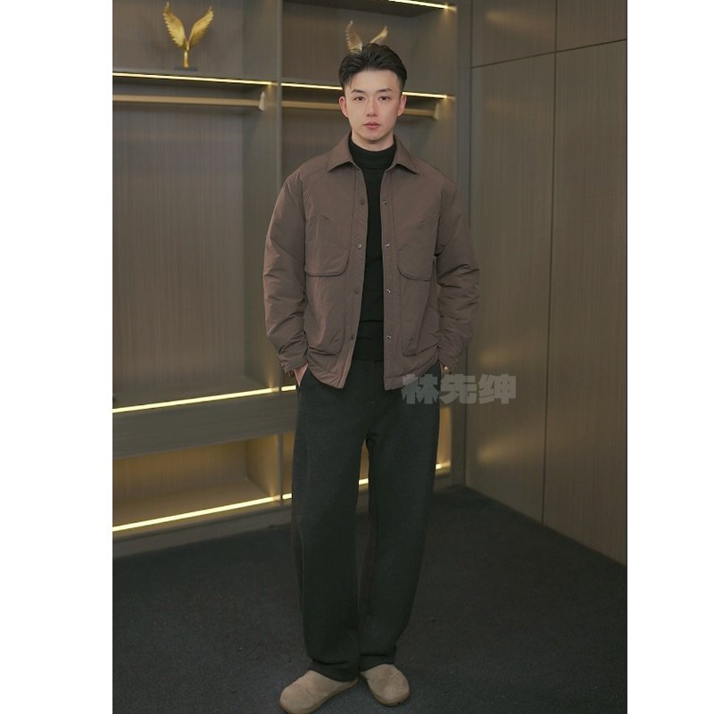 秋冬翻领羽绒服休闲时尚百搭保暖夹克外套男士轻薄款上衣173,男装,羽绒服,淘宝优惠券,粉丝福利购,淘宝优惠卷