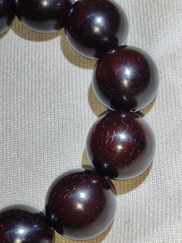 印度小叶紫檀(檀香紫檀)单圈手串 2.0mm