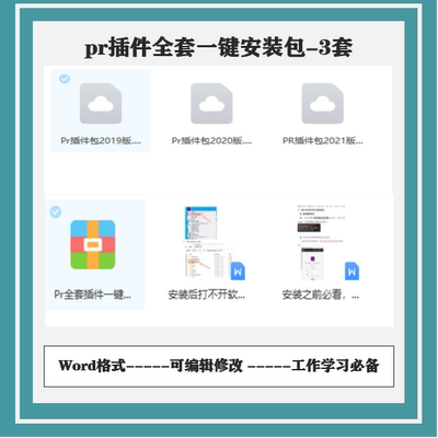 pr插件全套一键安装包软件转场磨皮美颜调色灯光节奏卡点模板63