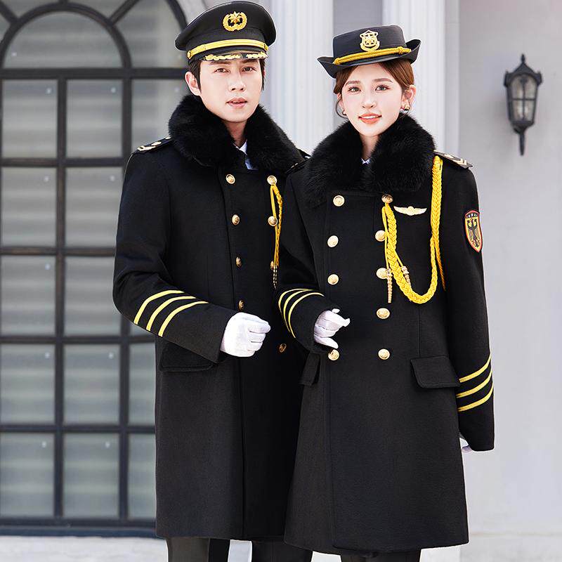形象岗售楼部毛呢大衣男女款